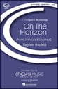 On the Horizon Unison choral sheet music cover